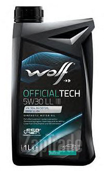Купить моторное масло Wolf OFFICIALTECH 5W30 LL III, в интернет-магазине в Екатеринбурге