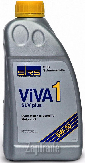 Купить моторное масло Srs Viva 1 SLV Plus 5W-30, в интернет-магазине в Екатеринбурге