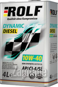 Купить моторное масло Rolf Dynamic Diesel 10W-40, в интернет-магазине в Екатеринбурге