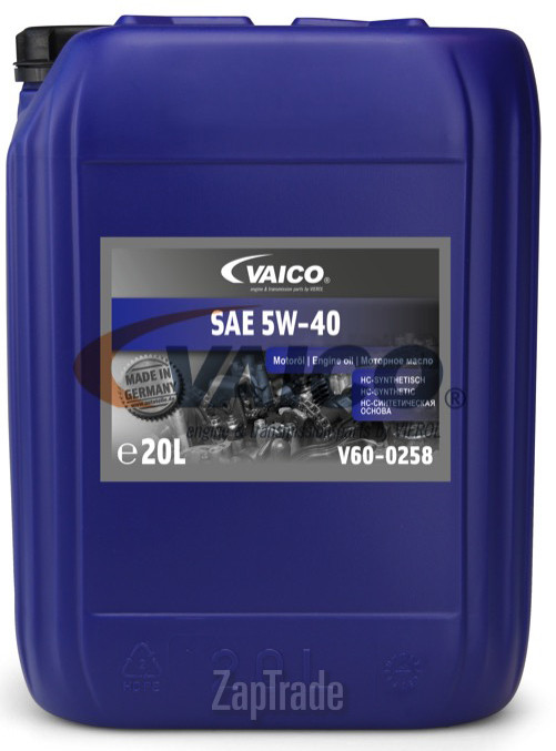 Купить моторное масло Vaico SAE 5W-40, в интернет-магазине в Екатеринбурге