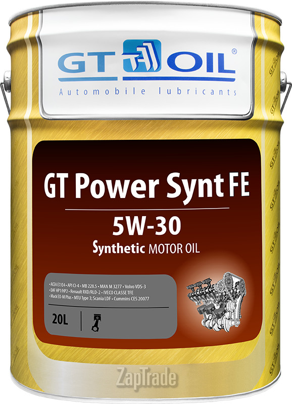 Купить моторное масло Gt oil GT Power Synt FE, в интернет-магазине в Екатеринбурге