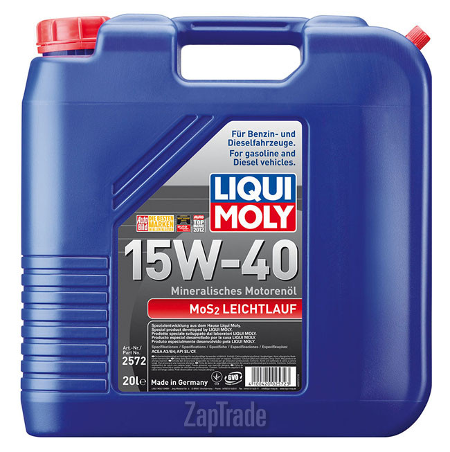 Купить моторное масло Liqui moly MoS2 Leichtlauf, в интернет-магазине в Екатеринбурге