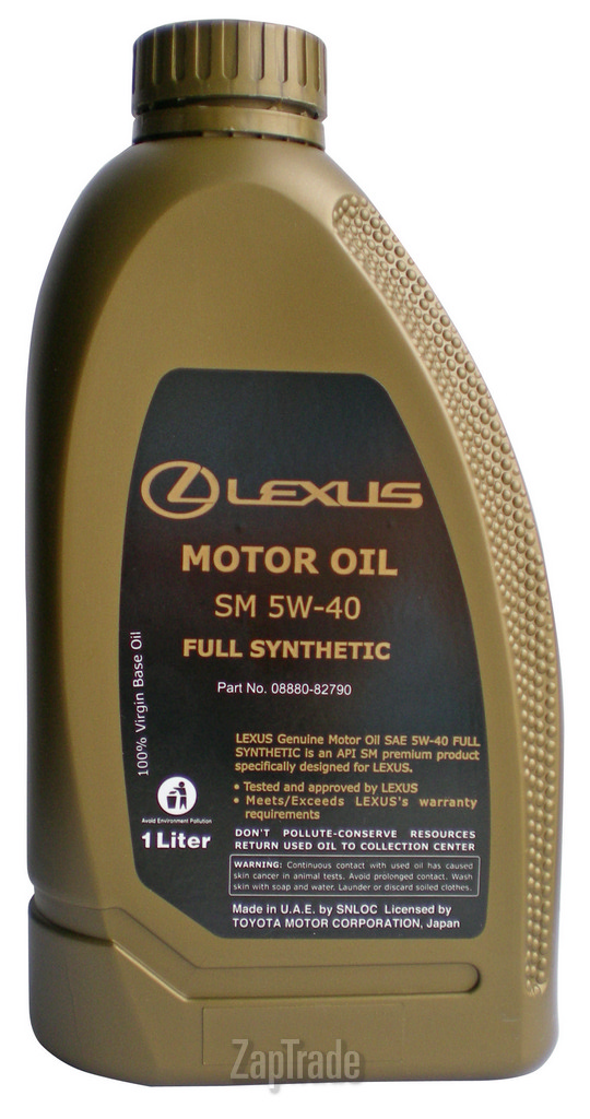 Купить моторное масло Toyota LEXUS 5W-40, в интернет-магазине в Екатеринбурге