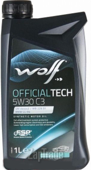Купить моторное масло Wolf OFFICIALTECH, в интернет-магазине в Екатеринбурге