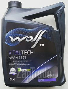 Купить моторное масло Wolf VITALTECH 5W30 D1, в интернет-магазине в Екатеринбурге