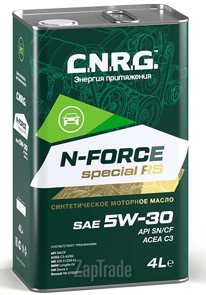 Купить моторное масло C.n.r.g. N-Force Special RS, в интернет-магазине в Екатеринбурге