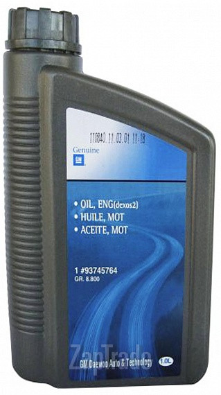 Купить моторное масло General motors GM Oil, ENG (DEXOS2), в интернет-магазине в Екатеринбурге