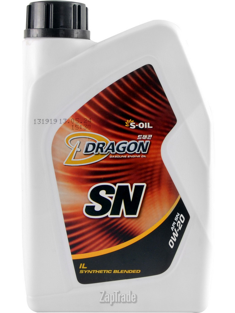 Купить моторное масло S-oil DRAGON SN, в интернет-магазине в Екатеринбурге