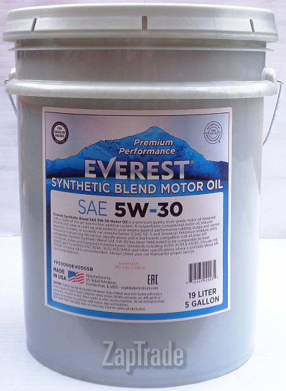 Купить моторное масло Everest Synthetic Blend, в интернет-магазине в Екатеринбурге