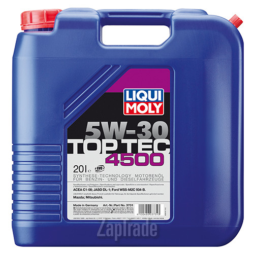 Купить моторное масло Liqui moly Top Tec 4500, в интернет-магазине в Екатеринбурге