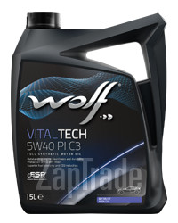 Купить моторное масло Wolf VITALTECH 5W40 PI C3, в интернет-магазине в Екатеринбурге