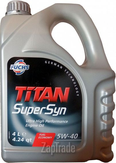 Купить моторное масло Fuchs Titan Supersyn, в интернет-магазине в Екатеринбурге