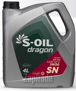 Купить моторное масло S-oil DRAGON SN, в интернет-магазине в Екатеринбурге