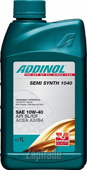 Купить моторное масло Addinol Semi Synth 1040, в интернет-магазине в Екатеринбурге