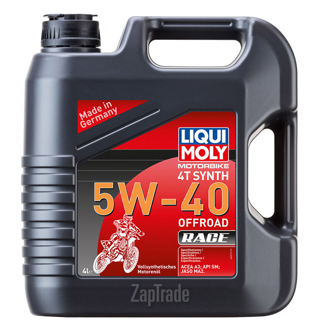 Купить моторное масло Liqui moly Motorbike 4T Synth Offroad Race, в интернет-магазине в Екатеринбурге