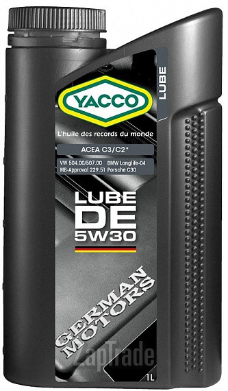 Купить моторное масло Yacco Lube DE, в интернет-магазине в Екатеринбурге