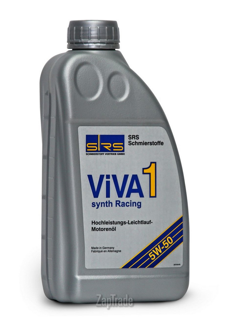 Купить моторное масло Srs VIVA 1 synth racing 5W-50, в интернет-магазине в Екатеринбурге