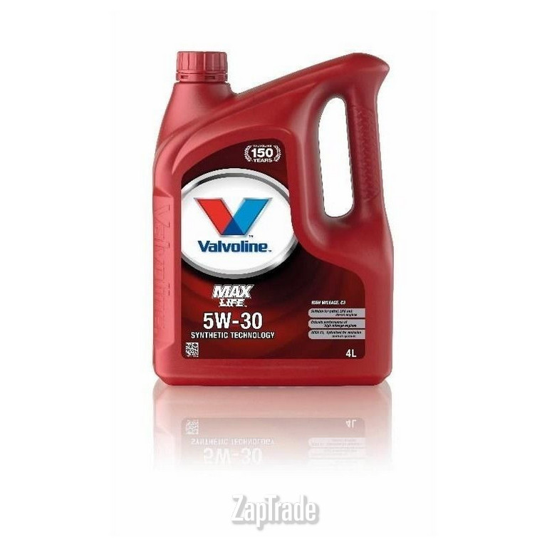 Купить моторное масло Valvoline MAXLIFE C3 SAE 5W-30, 4л, в интернет-магазине в Екатеринбурге