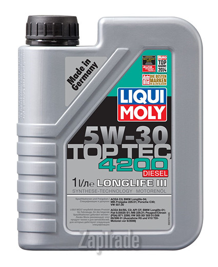 Купить моторное масло Liqui moly Top Tec Diesel 4200, в интернет-магазине в Екатеринбурге