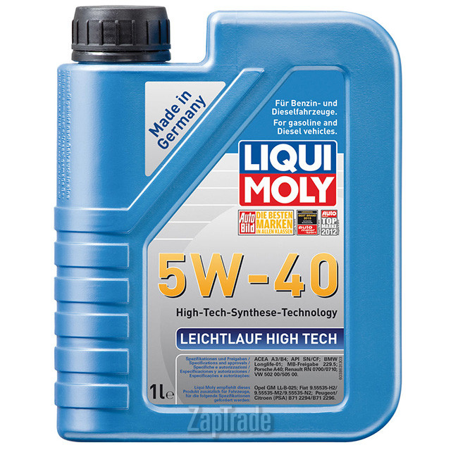 Купить моторное масло Liqui moly Leichtlauf High Tech, в интернет-магазине в Екатеринбурге