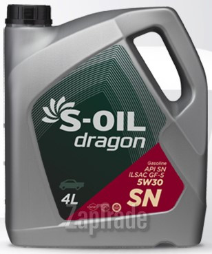 Купить моторное масло S-oil DRAGON SN, в интернет-магазине в Екатеринбурге
