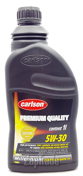 Купить моторное масло Carlson oil Millenium Synth Longlife III, в интернет-магазине в Екатеринбурге