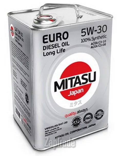 Купить моторное масло Mitasu EURO DIESEL DPF 5W-30, в интернет-магазине в Екатеринбурге