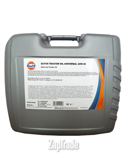 Купить моторное масло Gulf Super Tractor Oil Universal, в интернет-магазине в Екатеринбурге