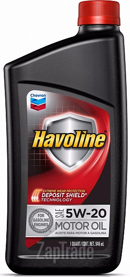 Купить моторное масло Chevron Havoline 5W-20, в интернет-магазине в Екатеринбурге