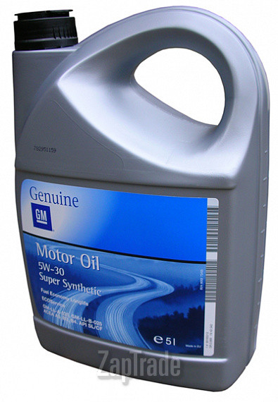 Купить моторное масло General motors GM Motor Oil Super Synthetic, в интернет-магазине в Екатеринбурге