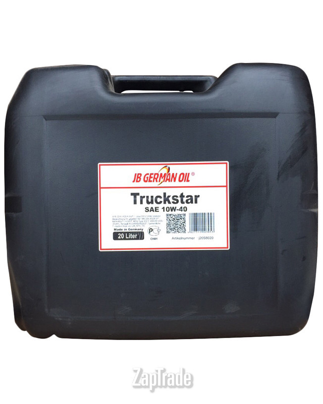 Купить моторное масло Jb german oil Truckstar 10W-40, в интернет-магазине в Екатеринбурге