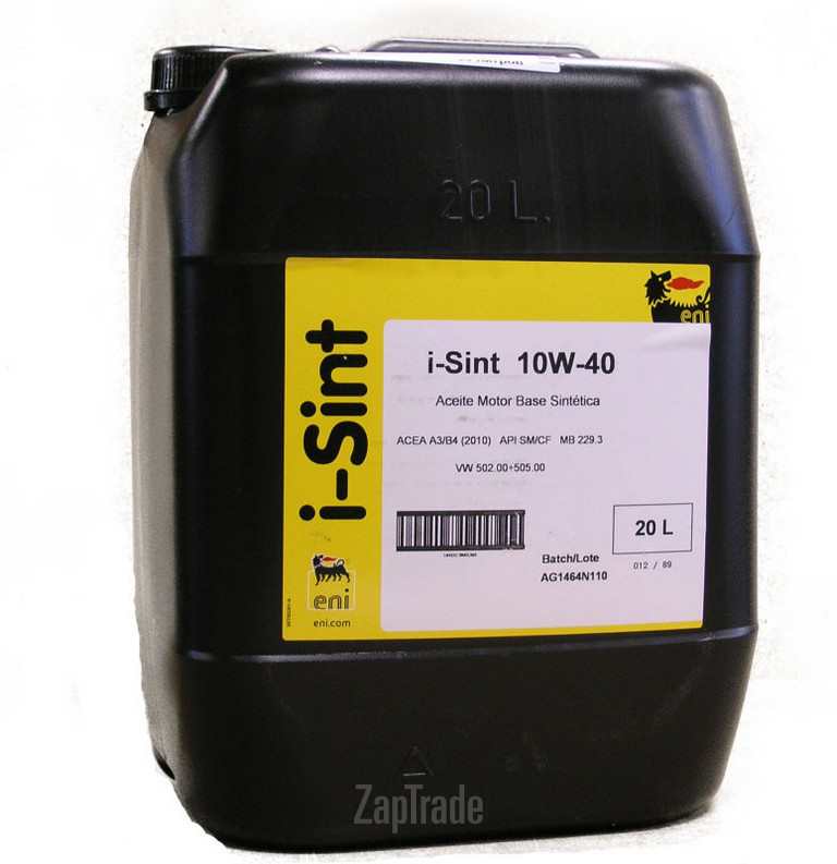 Купить моторное масло Eni I-Sint, в интернет-магазине в Екатеринбурге
