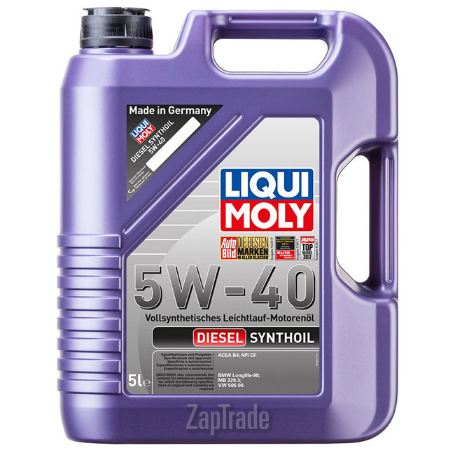 Купить моторное масло Liqui moly Diesel Synthoil, в интернет-магазине в Екатеринбурге