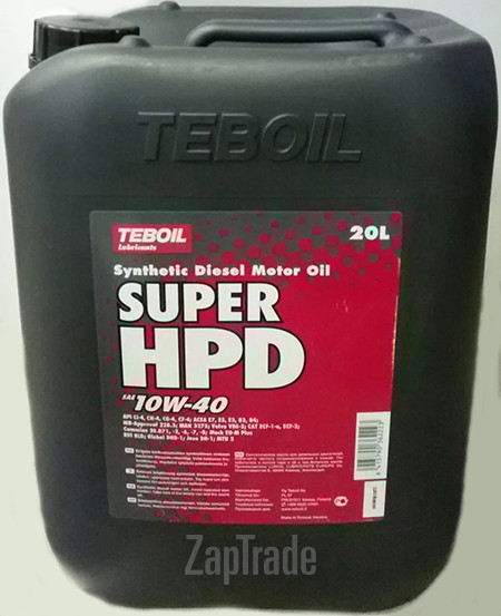 Купить моторное масло Teboil Super HPD, в интернет-магазине в Екатеринбурге