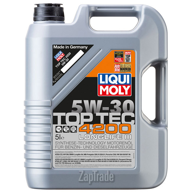 Купить моторное масло Liqui moly Top Tec 4200, в интернет-магазине в Екатеринбурге
