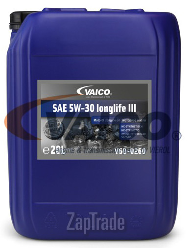 Купить моторное масло Vaico SAE 5W-30 longlife III, в интернет-магазине в Екатеринбурге