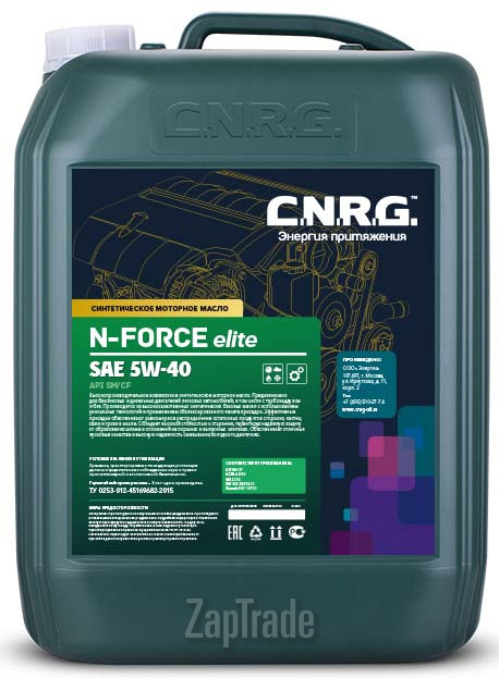 Купить моторное масло C.n.r.g. N-Force Elite, в интернет-магазине в Екатеринбурге