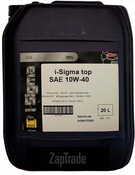 Купить моторное масло Eni i-Sigma top, в интернет-магазине в Екатеринбурге