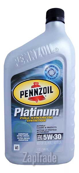 Купить моторное масло Pennzoil Platinum European Ultra Diesel, в интернет-магазине в Екатеринбурге