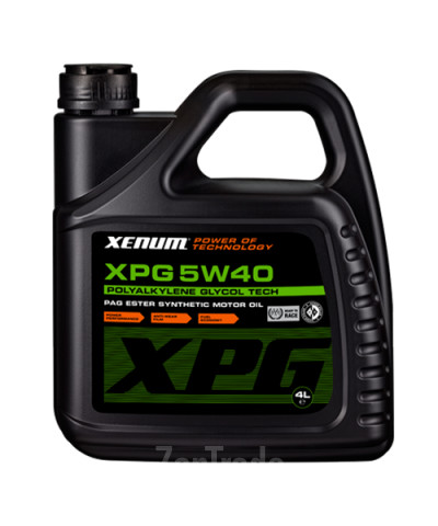Купить моторное масло Xenum XPG 5W40 полиалкиленгликолевое на эстеровой основе PAG, в интернет-магазине в Екатеринбурге