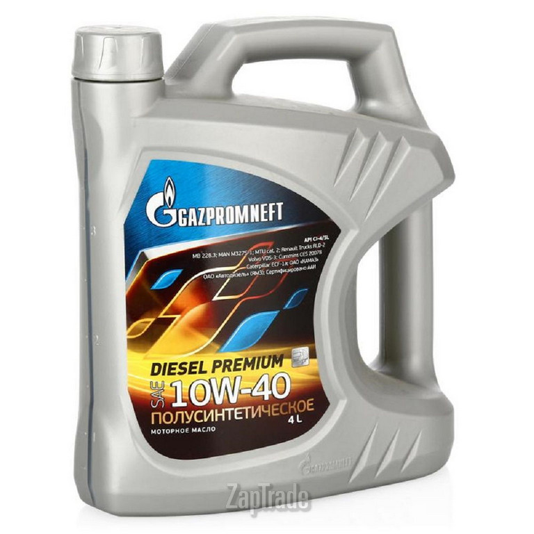 Купить моторное масло Gazpromneft Diesel Premium 10W-40, в интернет-магазине в Екатеринбурге