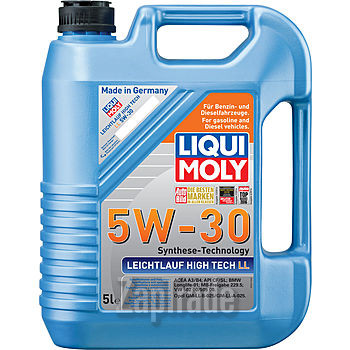 Купить моторное масло Liqui moly НС-синтетическое моторное масло Leichtlauf High Tech LL 5W-30, в интернет-магазине в Екатеринбурге