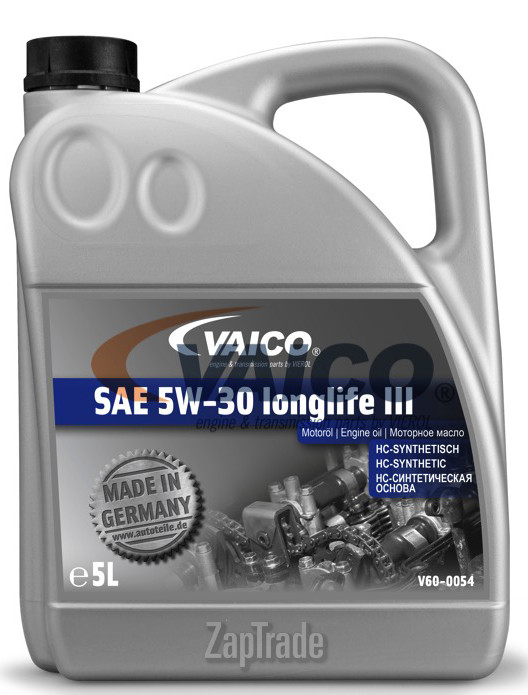 Купить моторное масло Vaico SAE 5W-30 longlife III, в интернет-магазине в Екатеринбурге