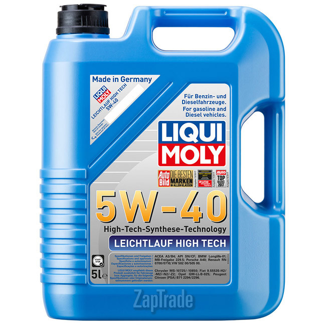 Купить моторное масло Liqui moly Leichtlauf High Tech, в интернет-магазине в Екатеринбурге