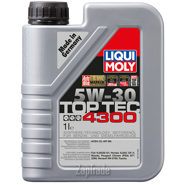 Купить моторное масло Liqui moly Top Tec 4300, в интернет-магазине в Екатеринбурге