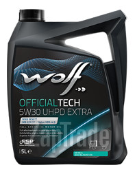 Купить моторное масло Wolf OFFICIALTECH 5W30 UHPD EXTRA, в интернет-магазине в Екатеринбурге