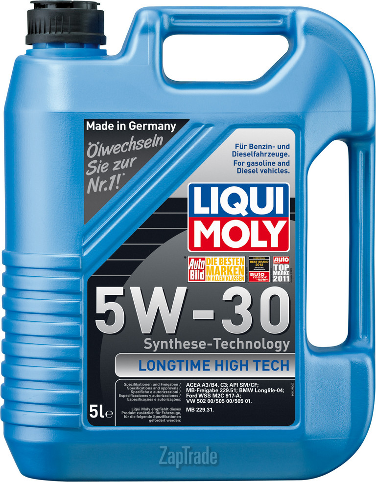 Купить моторное масло Liqui moly Longtime High Tech, в интернет-магазине в Екатеринбурге