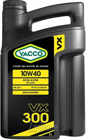 Купить моторное масло Yacco VX 300, в интернет-магазине в Екатеринбурге