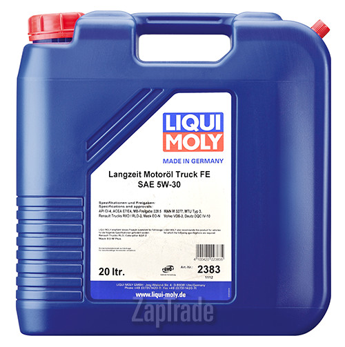 Купить моторное масло Liqui moly Langzeit-Motoroil Truck FE, в интернет-магазине в Екатеринбурге