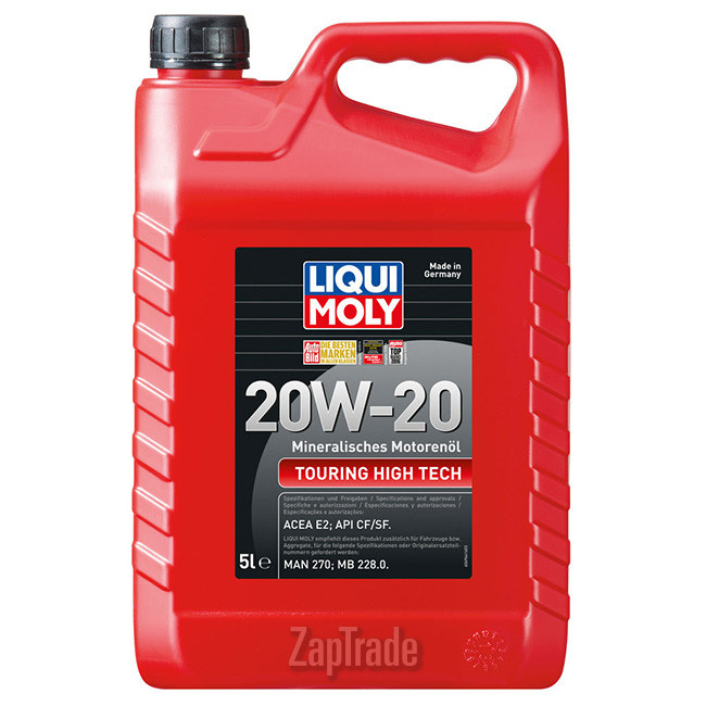 Купить моторное масло Liqui moly Touring High Tech, в интернет-магазине в Екатеринбурге